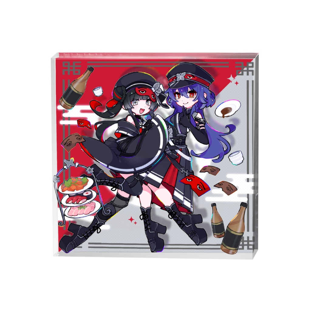 アクリルブロック(10cm×10cm)