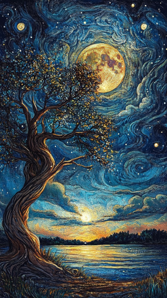 【恋愛運上昇】満月のスマホ用待ち受け画像