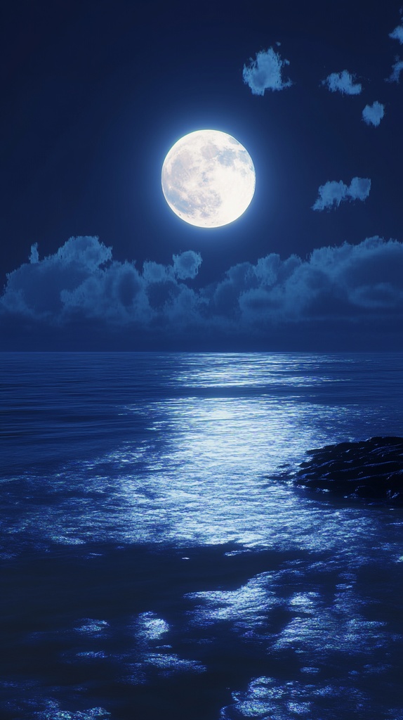 【恋愛運上昇】満月のスマホ用待ち受け画像