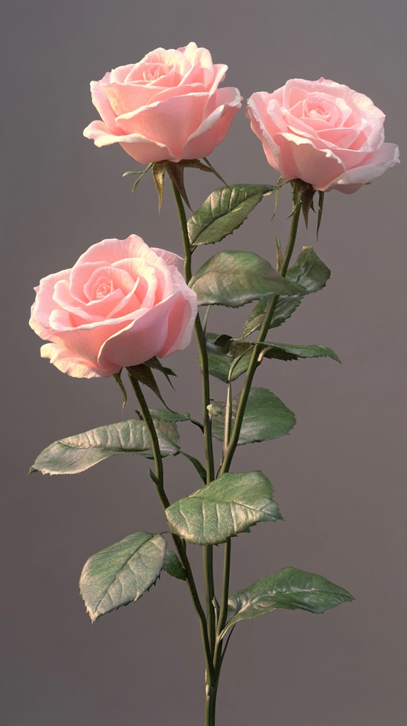 【恋愛運上昇】ピンクのバラのスマホ用待ち受け画像