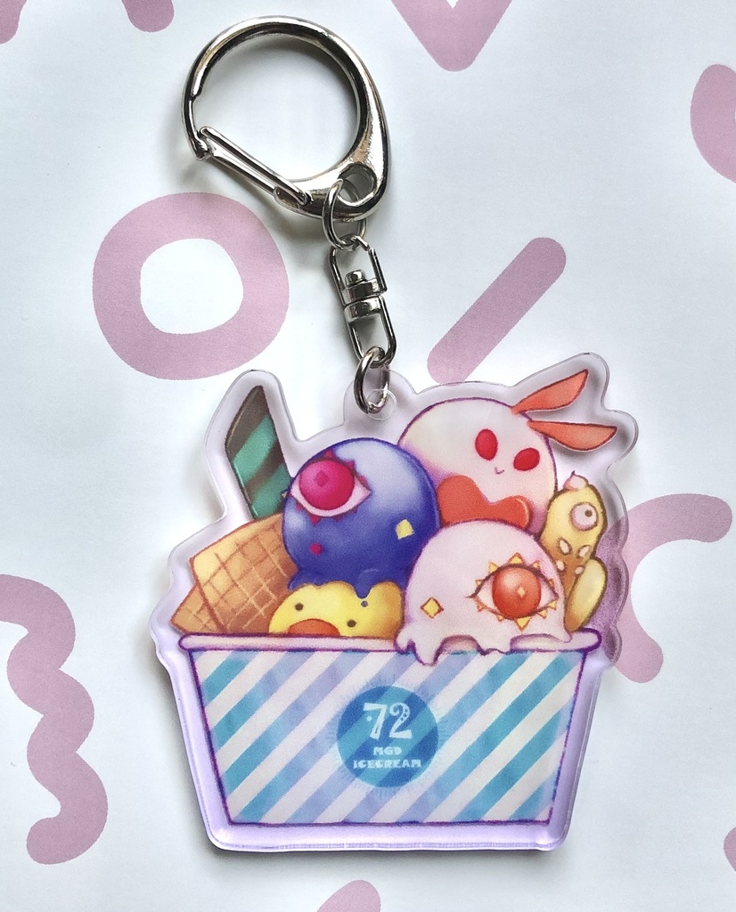 幻獣アイス アクリルキーホルダー