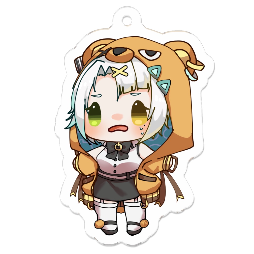 アクリルキーホルダー(困り顔)