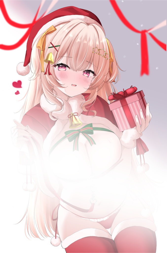 🎄三ツ星リサ B2ミニタペストリー（サンタコスVer.）🎅✨