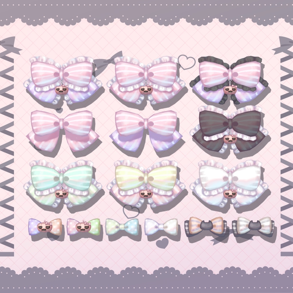 【PB対応】ふわふわハロウィンリボン