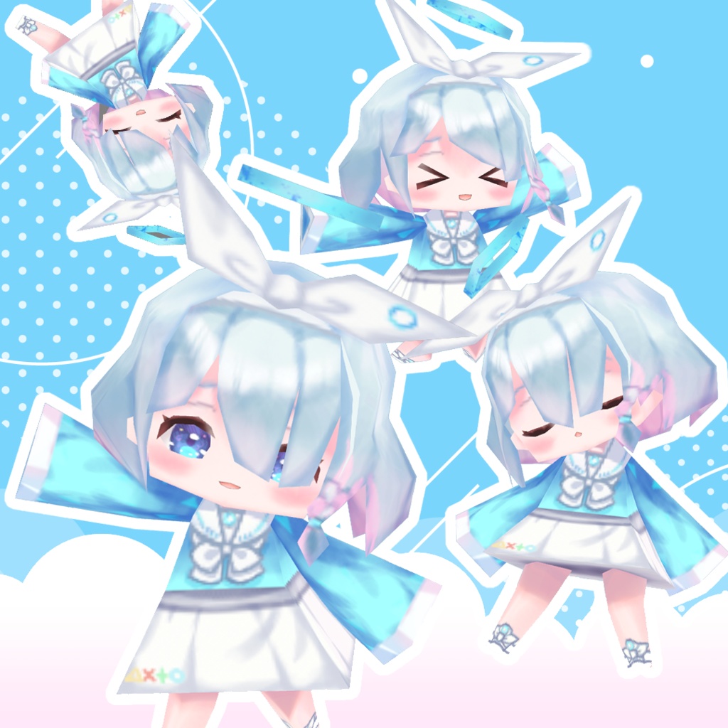 【無料】256アロナちゃん【Fallback+Quest+VRC+VRM】