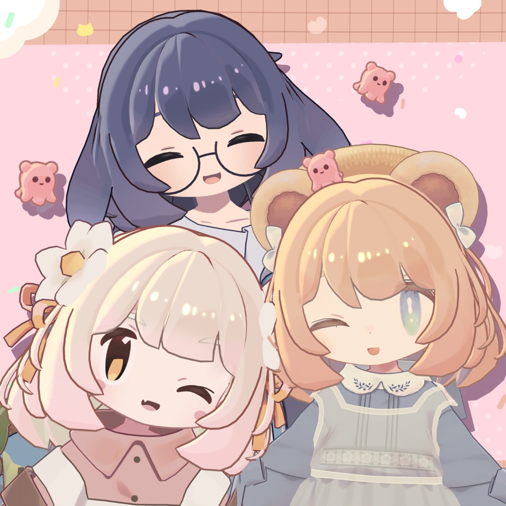 【17アバター対応】メンダコ・ミディアムヘア -Mendako Medium Hair-【PB対応】