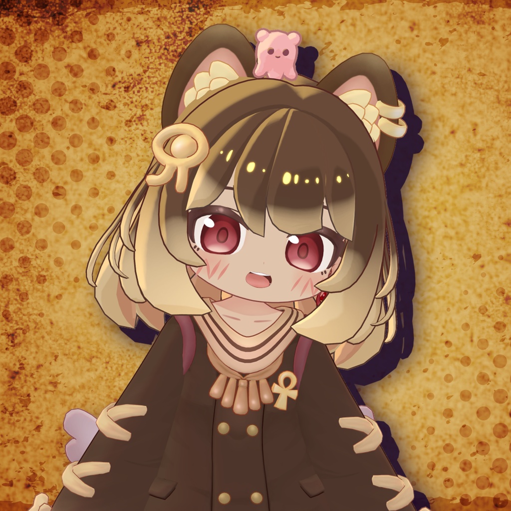 【17アバター対応】メンダコ・ミディアムヘア -Mendako Medium Hair-【PB対応】