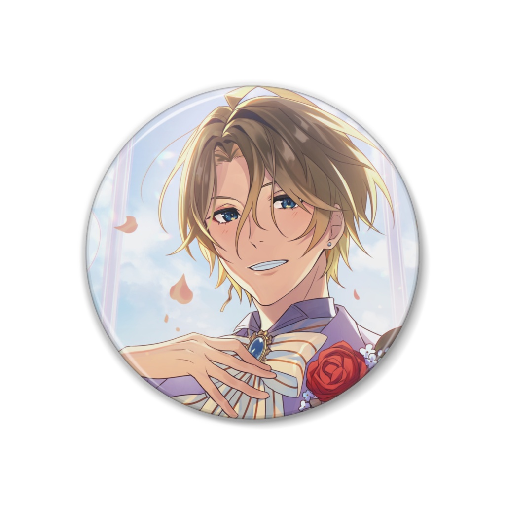 【ジューンブライド】柊雨 缶バッジ 38mm