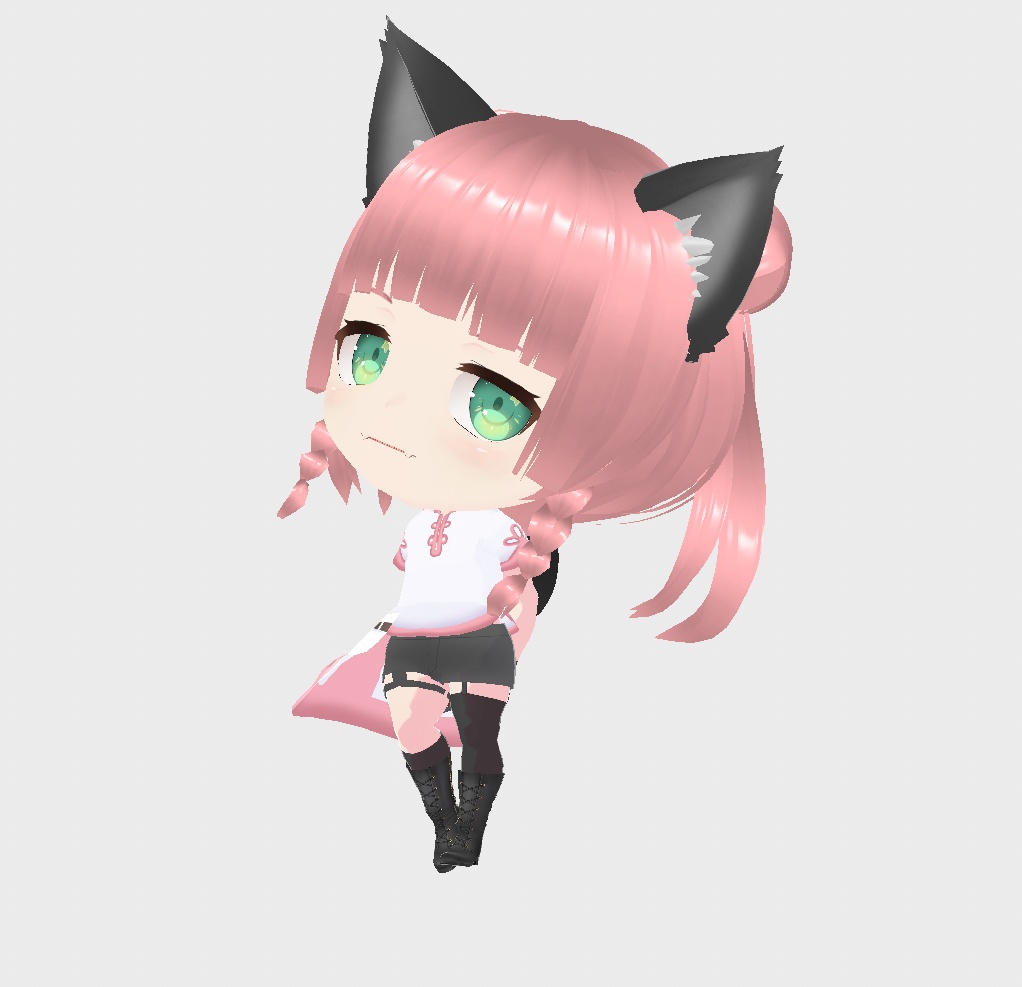 ミニ団員桃ちゃん　 VRoid　VRMデータ