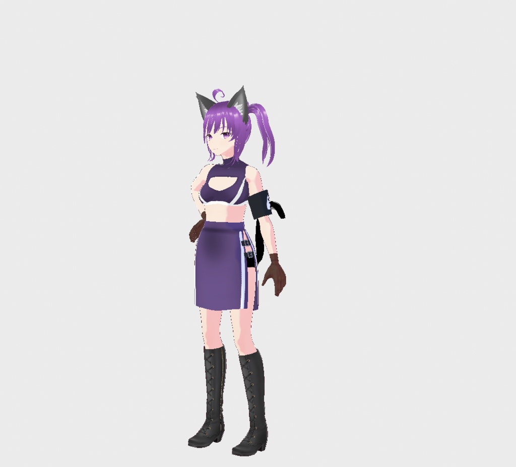 団員バイオレットちゃん VRoid VRMデータ
