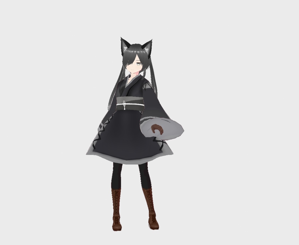 団員黒ちゃん VRoid VRMデータ