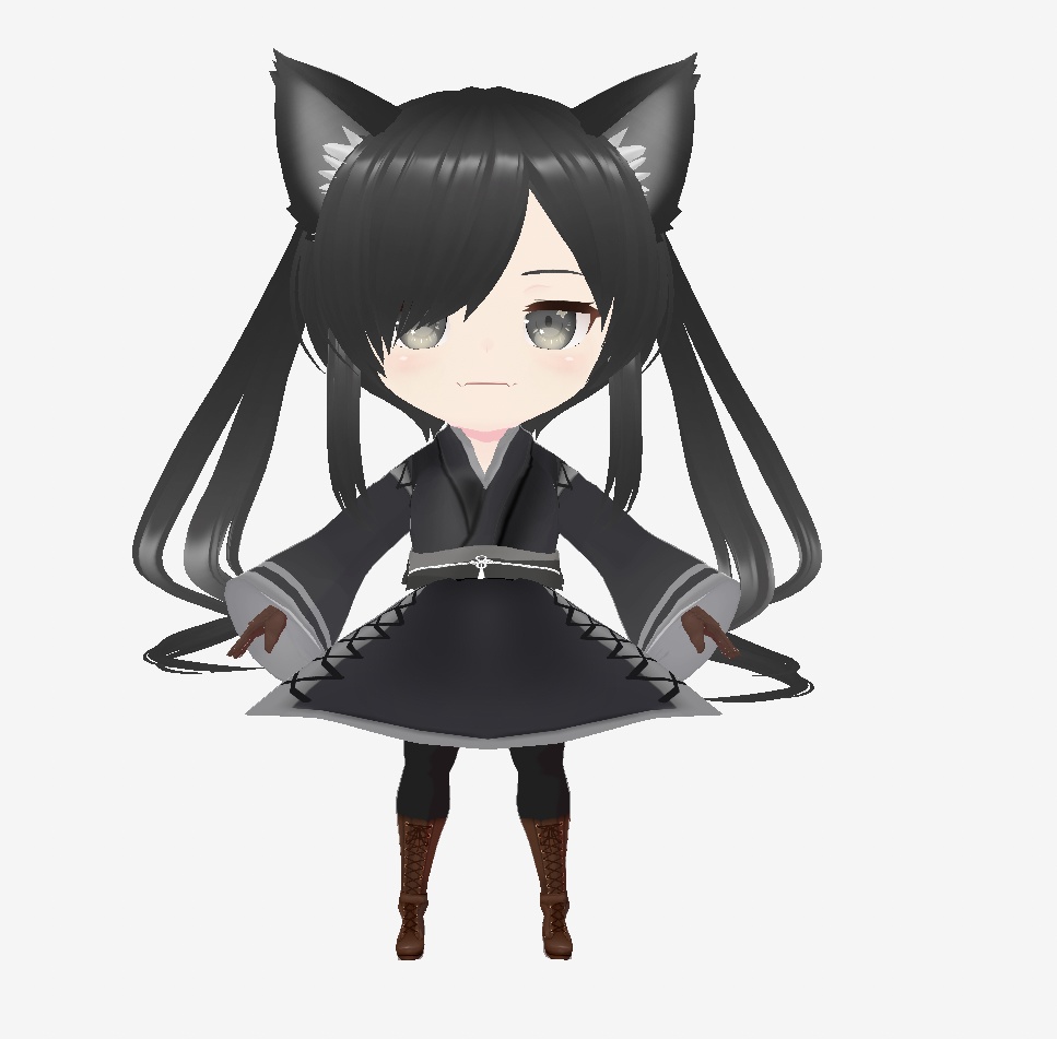 ロキロキ団三等身セット団員服バージョンVRMデータ