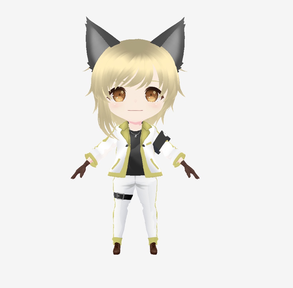 ロキロキ団三等身セット団員服バージョンVRMデータ