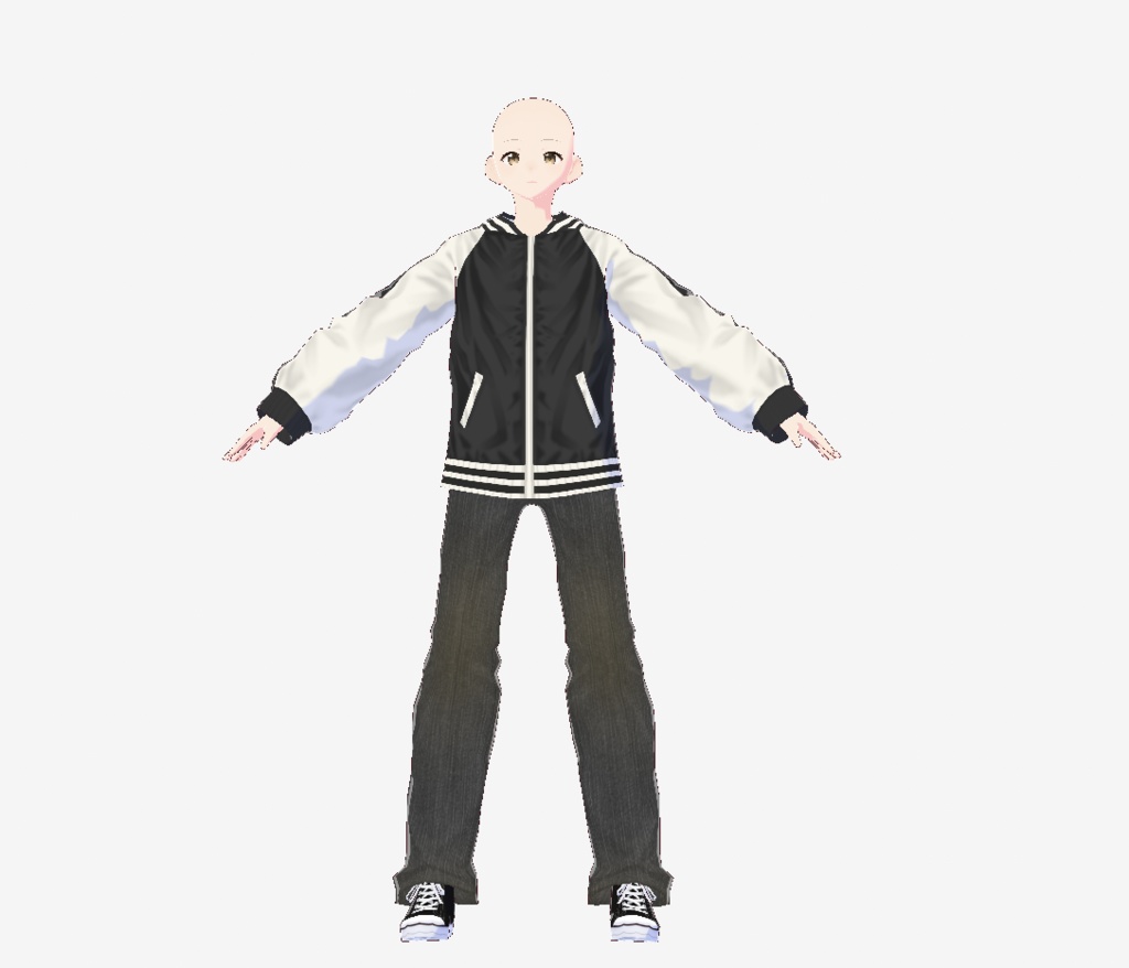 ロキロキ団、愚蓮★星亜用スカジャンVroidデータ、VRMデータ