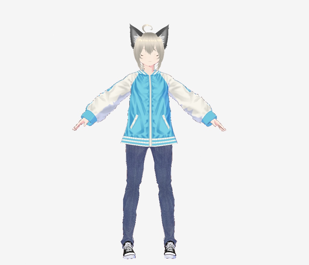 ロキロキ団、愚蓮★星亜用スカジャンVroidデータ、VRMデータ