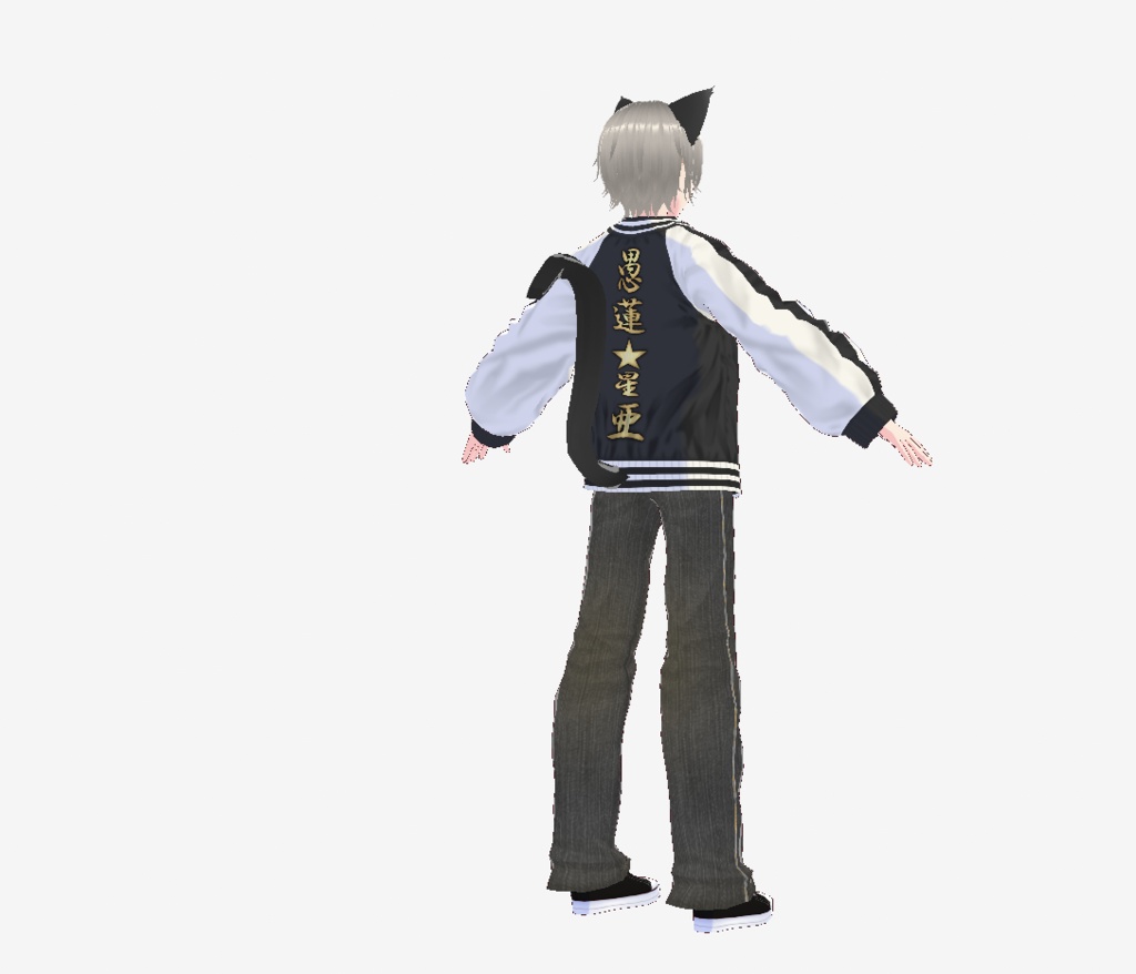 ロキロキ団、愚蓮★星亜用スカジャンVroidデータ、VRMデータ