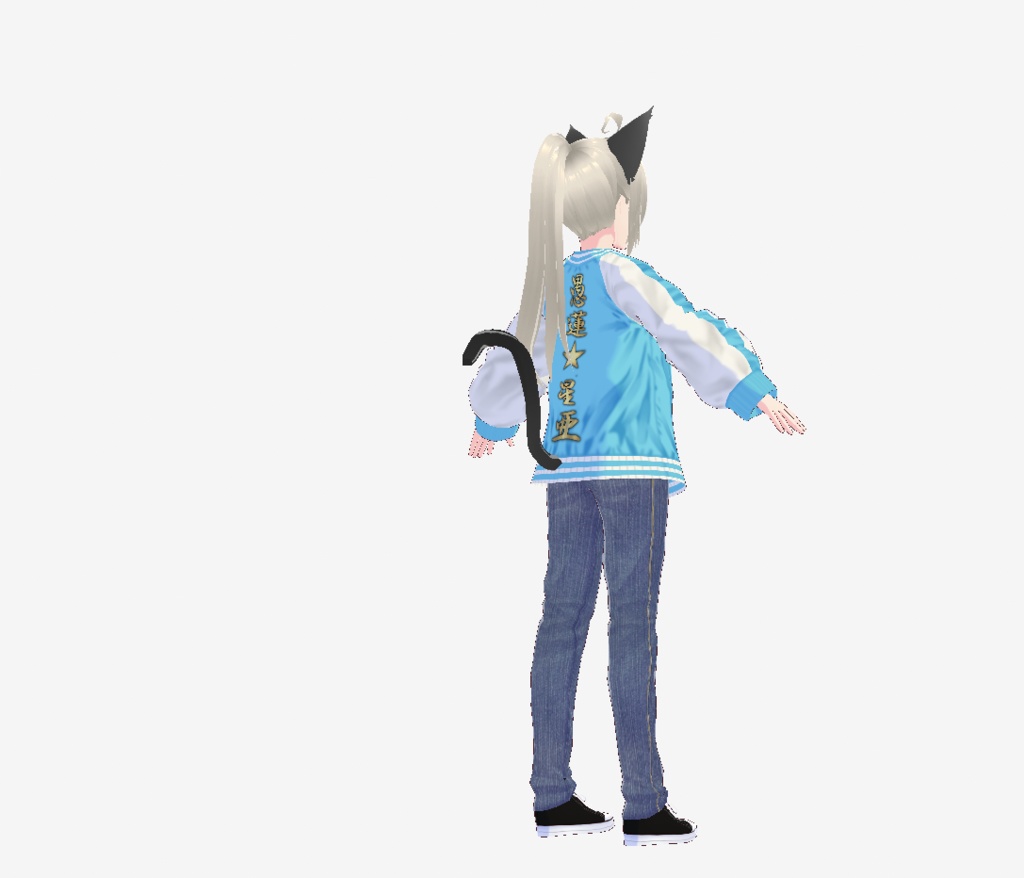 ロキロキ団、愚蓮★星亜用スカジャンVroidデータ、VRMデータ
