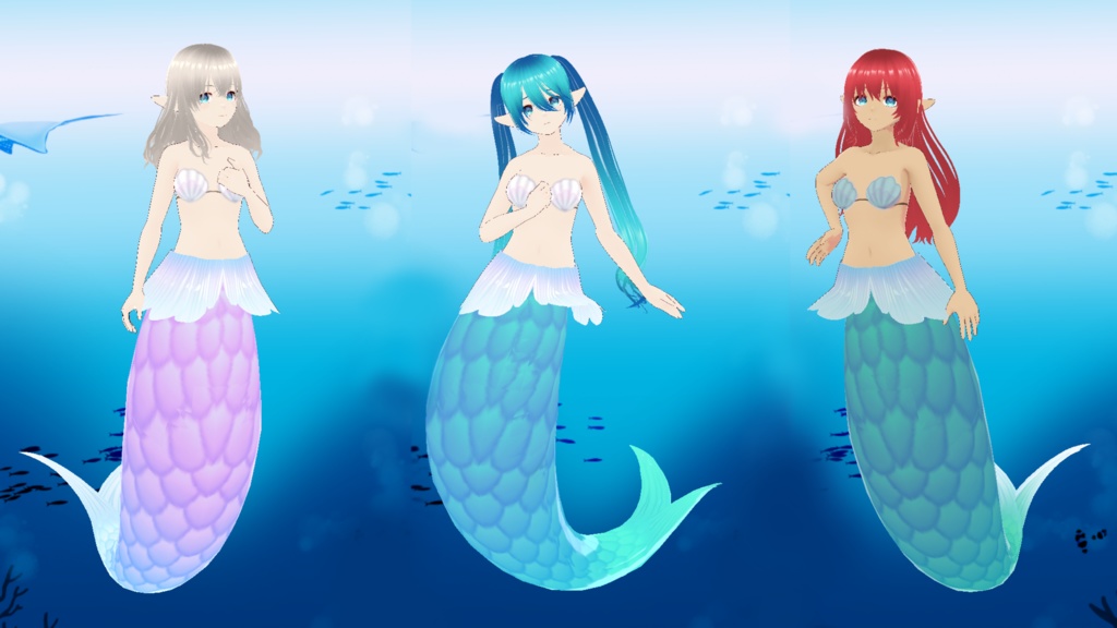 人魚　 VRMデータ
