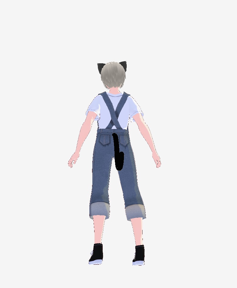 団員オーバーオール大、三等身 VRoidデータ VRMデータ