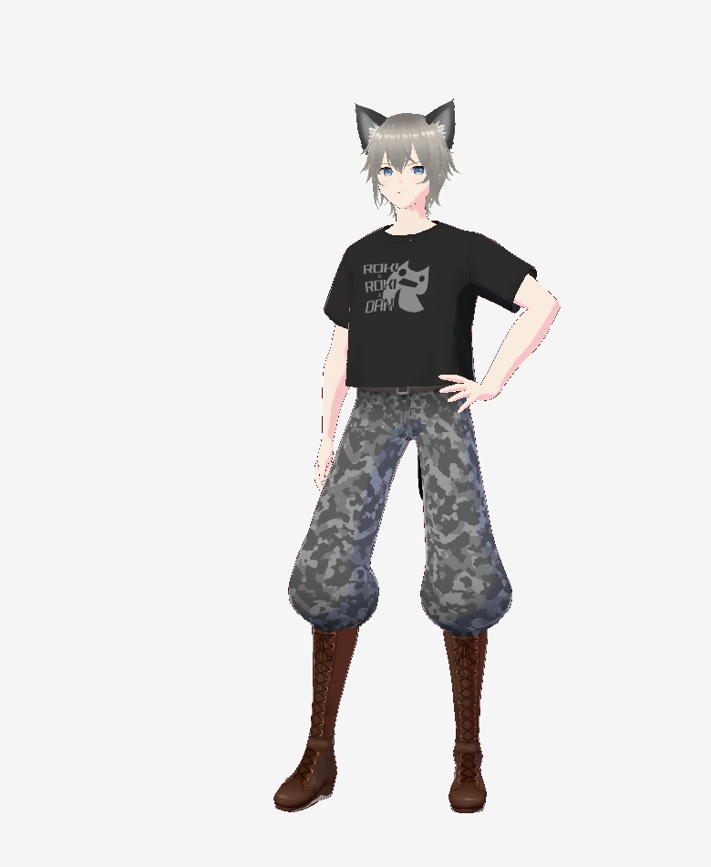 ロキロキ団迷彩服VRM VRoid