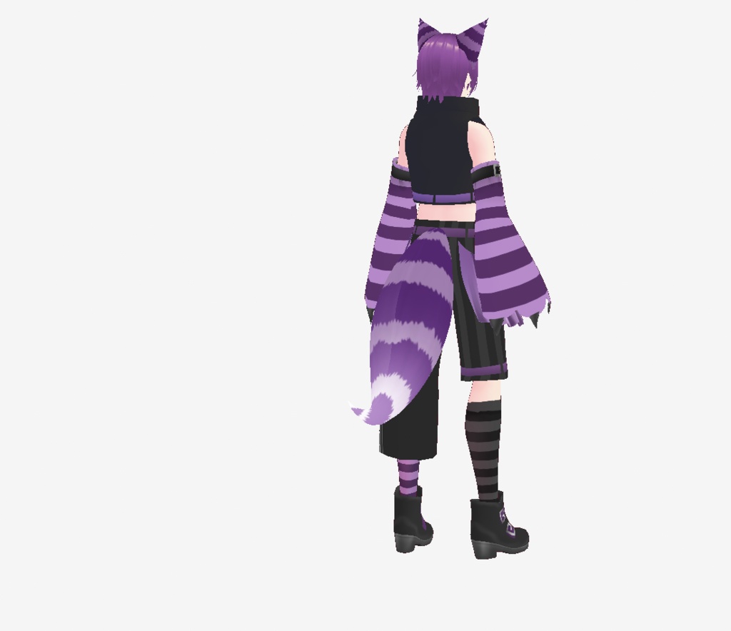 チェシャ猫のみ 不思議の国のアリス VRoidデータ VRMデータ キラキラ目入り