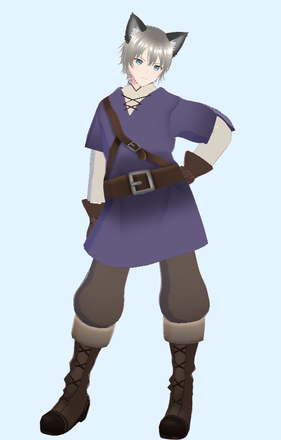 ロキロキ団勇者服 VRoidデータ Vrmデータ 色多数