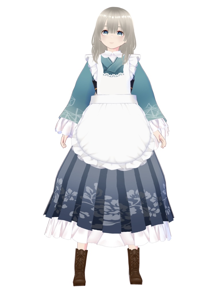 大正ロマン・ハイカラさん・3色Vroid・VRMデータ入り