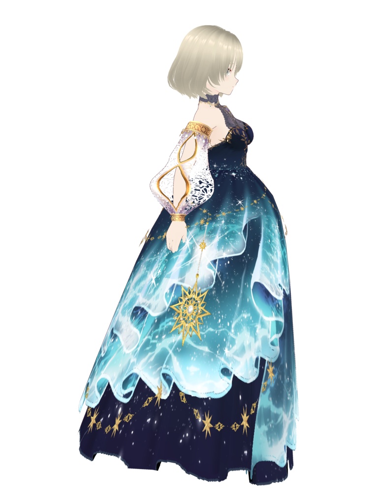 星ドレス Vroid・VRMデータ入り