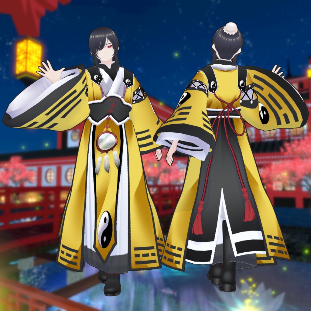 陰陽導師 Vroid・VRMデータ入り