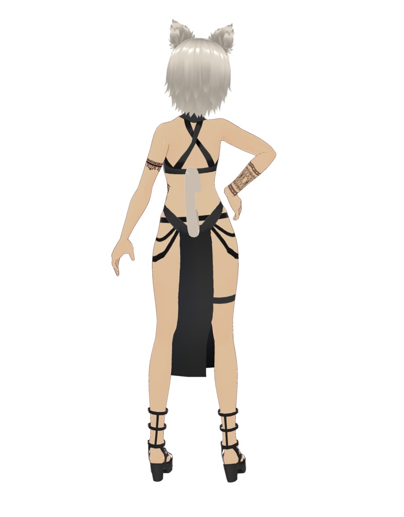 セクシー水着褐色肌 Vroid、VRMデータ