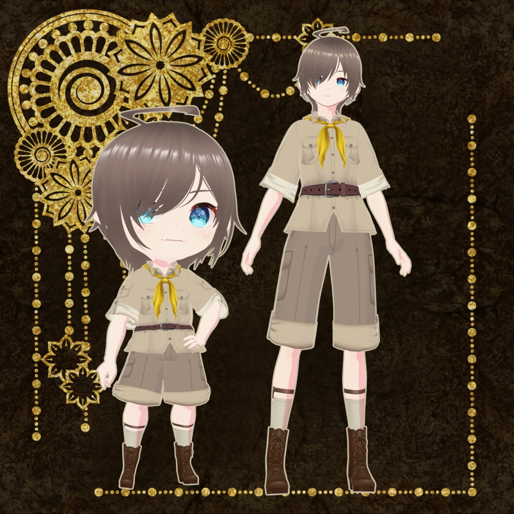 探検隊 Vroid・vrmデータ入り