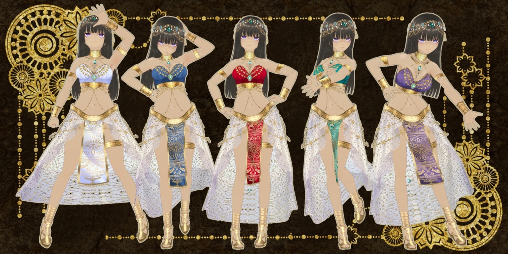 踊り子　Vroid・vrmデータ入り