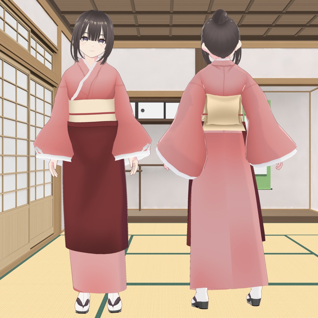 仲居さん　Vroid・vrmデータ入り