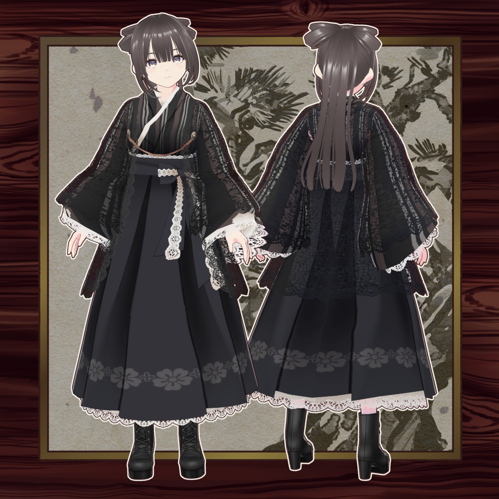 大正ロマン女子 vrm・vroidデータ入り