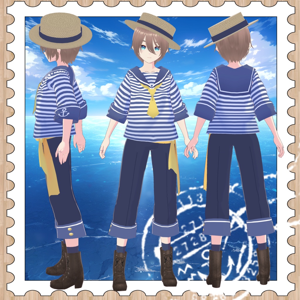 船頭 vrm・vroid・xwearデータ入り