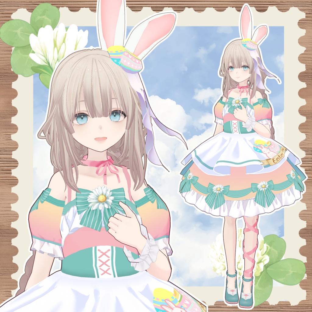 イースター　 vrm・vroid・xwearデータ入り