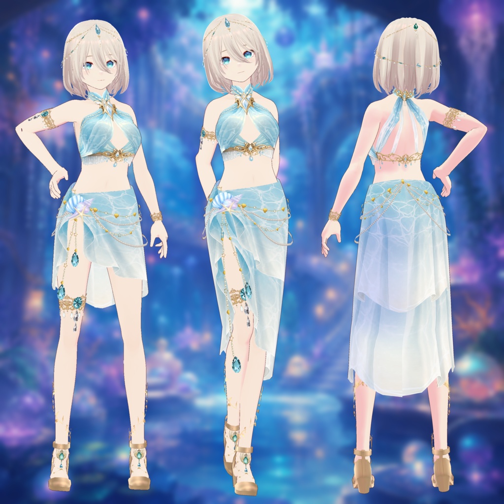 水の水着 vrm・vroid・xwearデータ入り