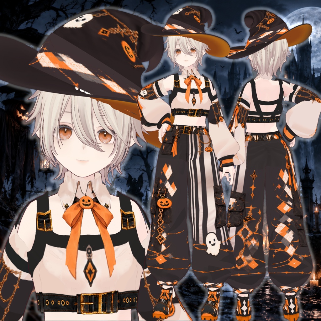 ハロウィン男の子2026　vrm・vroid・xwearデータ入り　★ワールドオープン前先行販売★