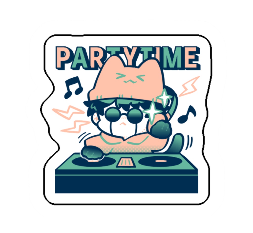 DJ猫ワース 自立ミニアクリルスタンド