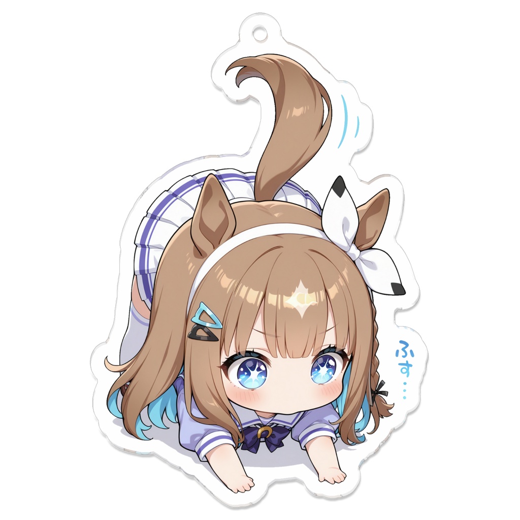 うまふす!ウマ娘キーホルダー【アーモンドアイ】