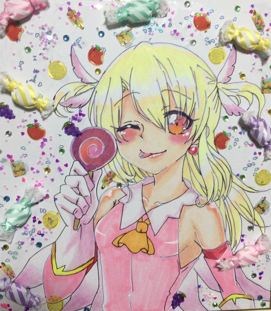 ※完売【FGO】イリヤ【色紙】