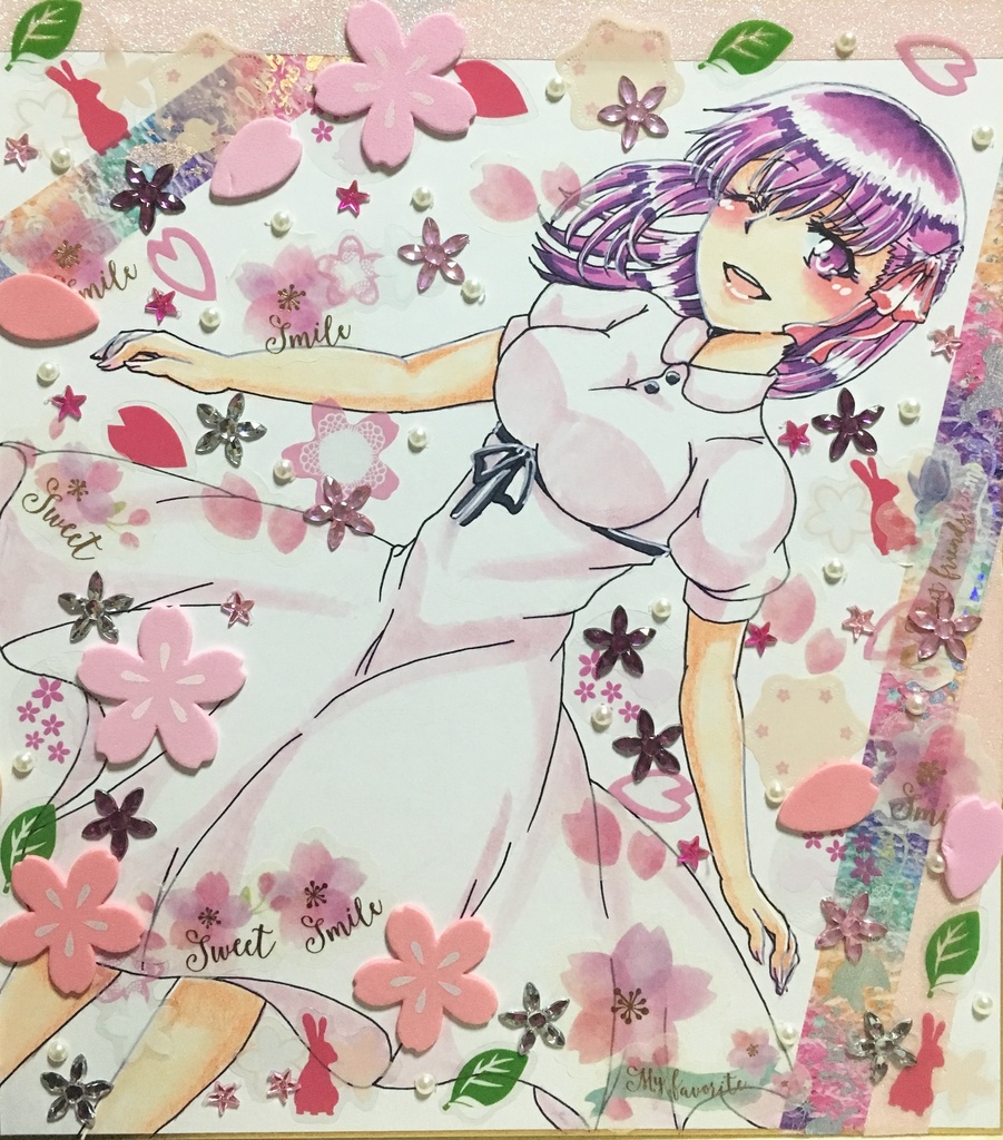 【Fate】桜【色紙】