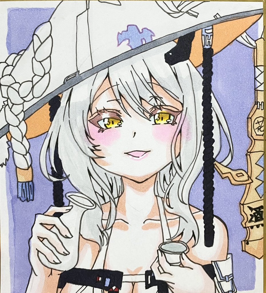 【ちし共3】紅蓮色紙(小)