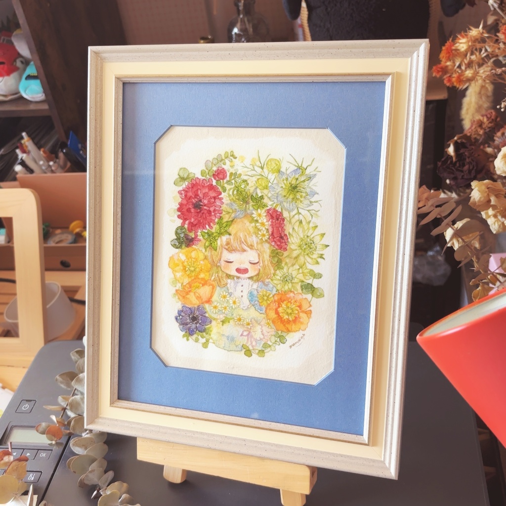 原画「花、唄う」