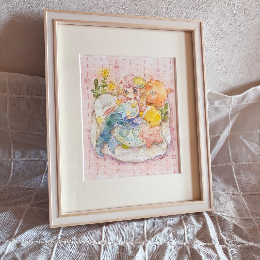 原画　いやされる