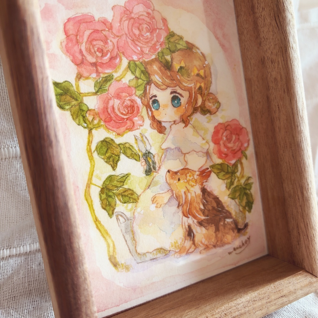 原画 バラの剪定
