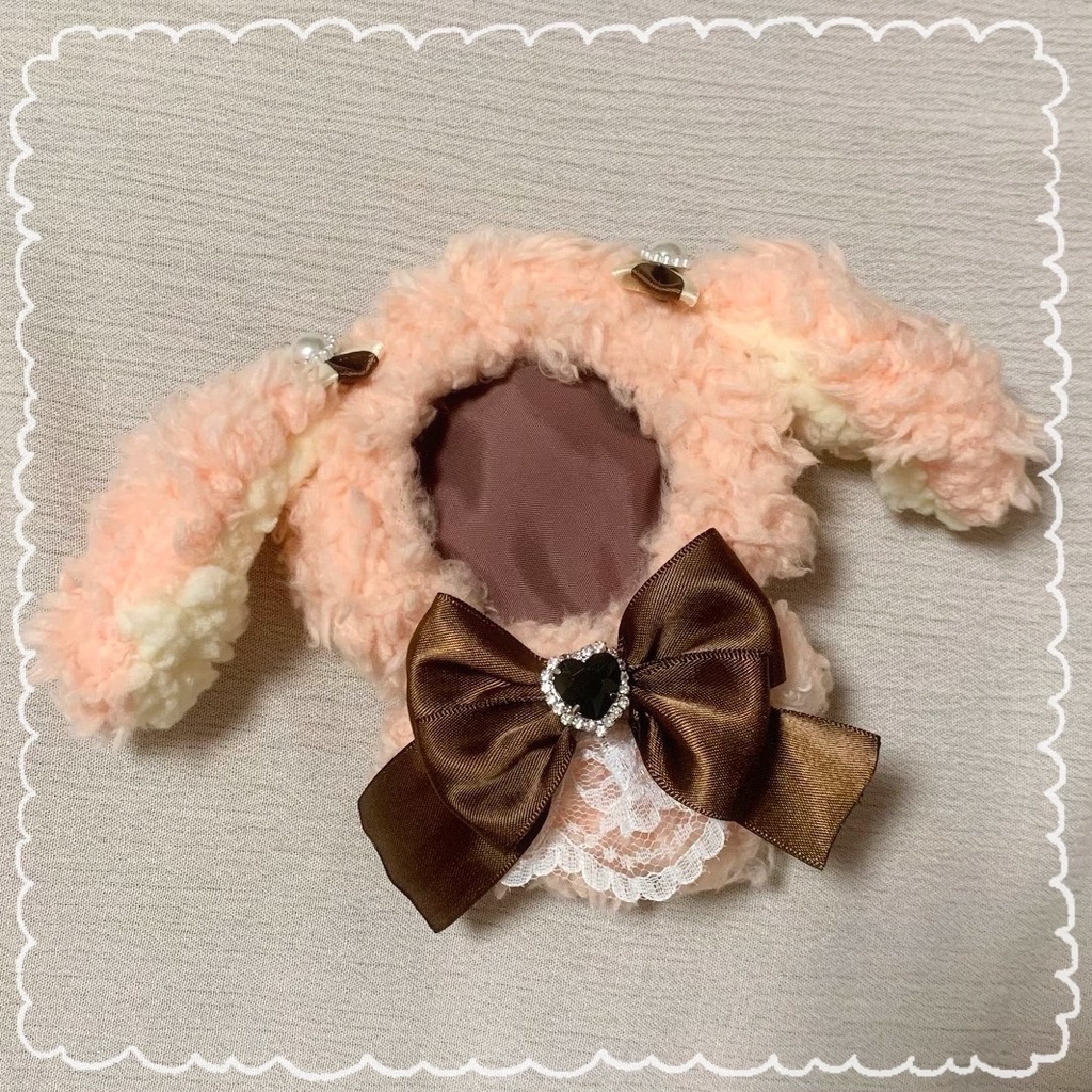 ぬい服 着ぐるみ 10cm ピンクうさちゃん