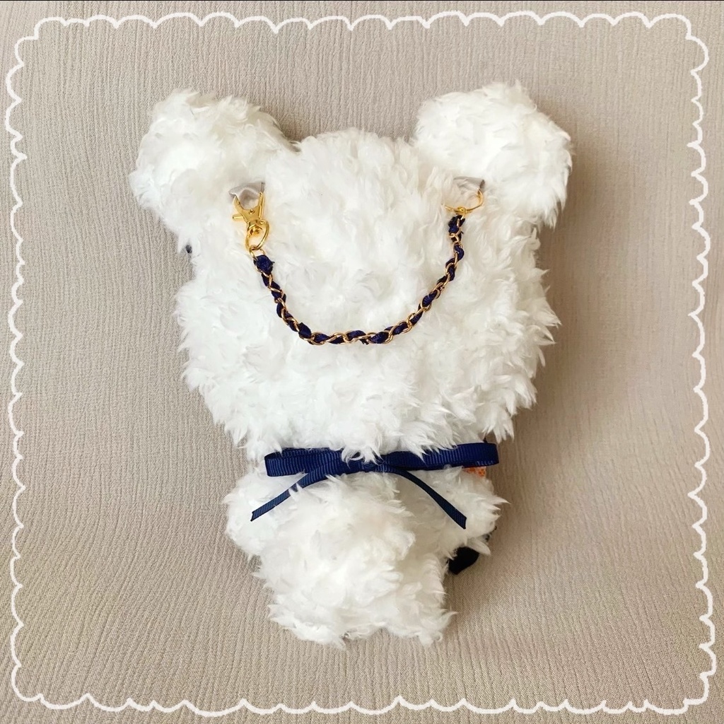 あんスタ 着ぐるみ 16cm バッグチャーム付き 紺×オレンジくまさん ZK2