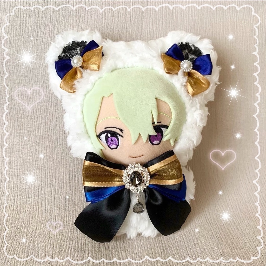 あんスタ 着ぐるみ 16cm バッグチャーム付き 黒×紺くまさん ZK6