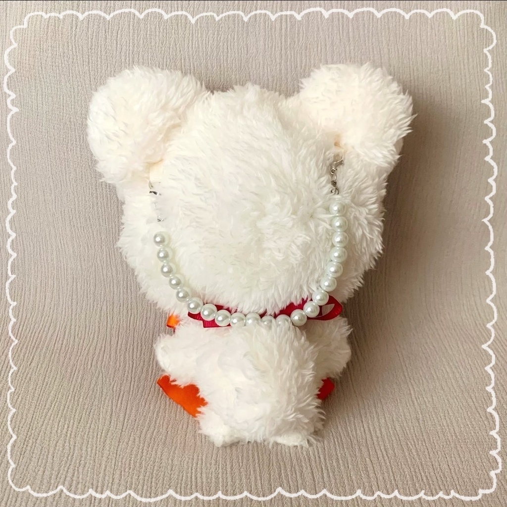 あんスタ着ぐるみ16cmバッグチャーム付 オレンジ×ワインレッドくま ZK10